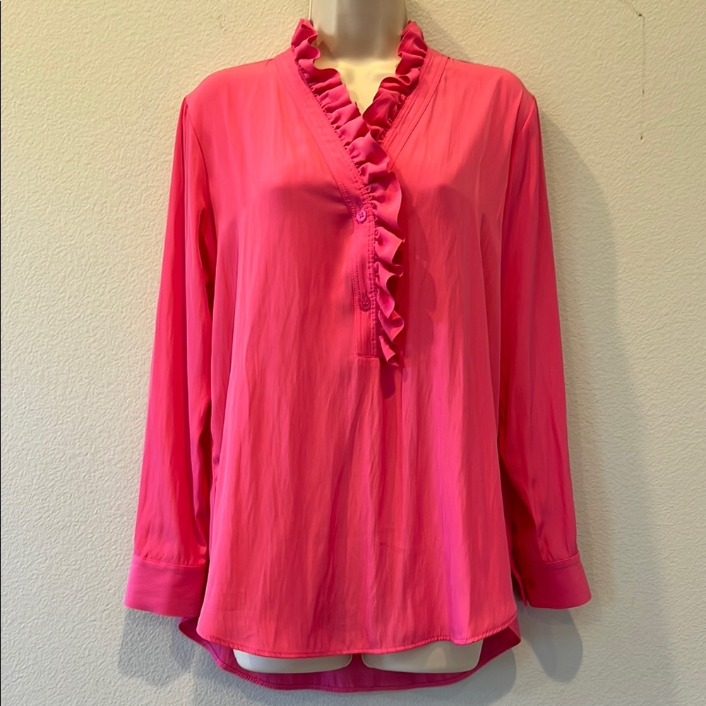 Mela Purdie Chic Pink Blouse with Elegant Design